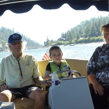 Pontoon, Canoe, Kayak, & Paddleboard Rentals from Captain John’s Fawn Harbor & Marina at Big Bear Lake